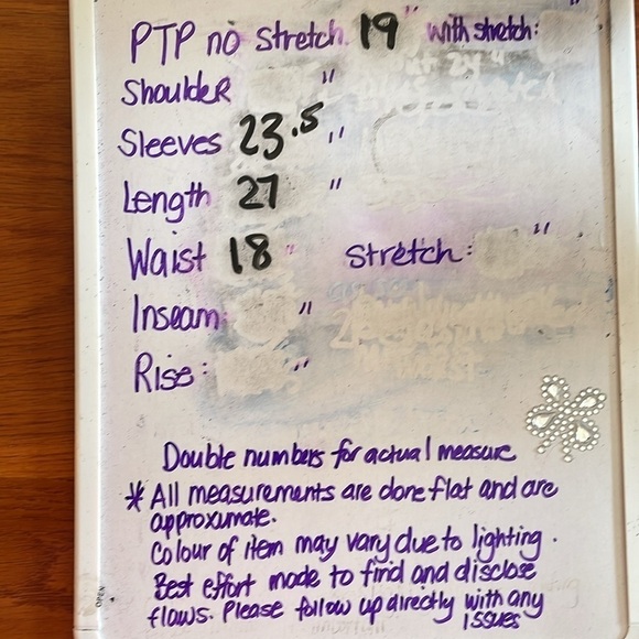 Jachs Girlfriend S long sleeve pink & white button up shirt with front pocket - Picture 4 of 6